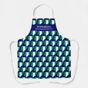 Delantal NIGERIA elegante personalizada