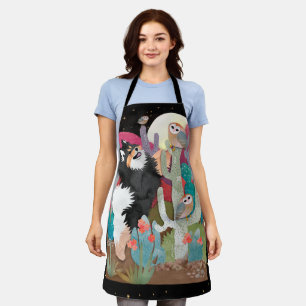 Delantal NIGHT OWLS delfinlandés Lapphund grooming apron
