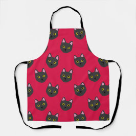 Delantal Night Whisper Cat Lovers Apron