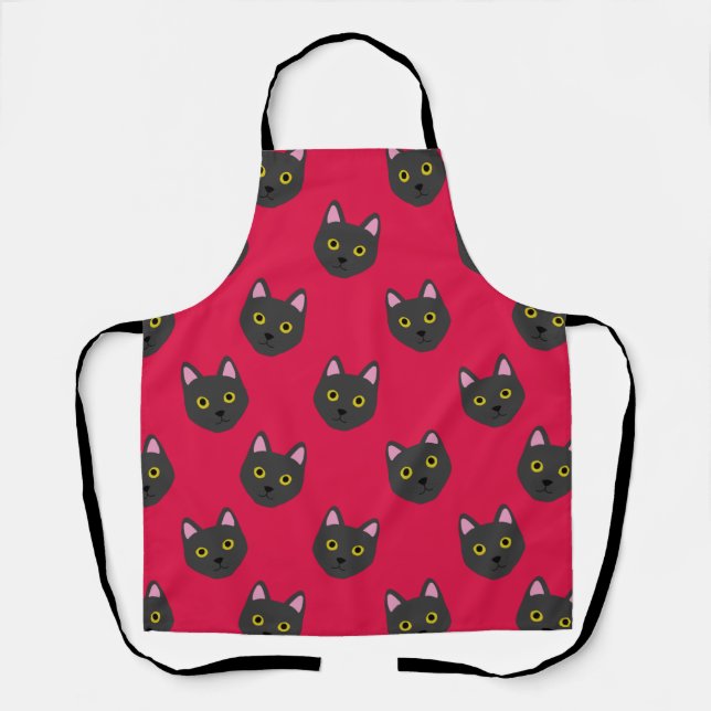 Delantal Night Whisper Cat Lovers Apron (Anverso)