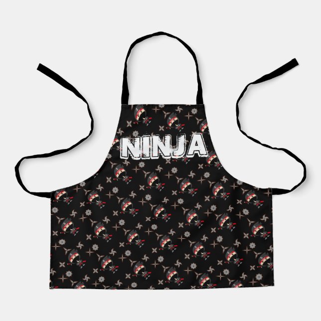 Delantal Ninja Boy Apron (Anverso)