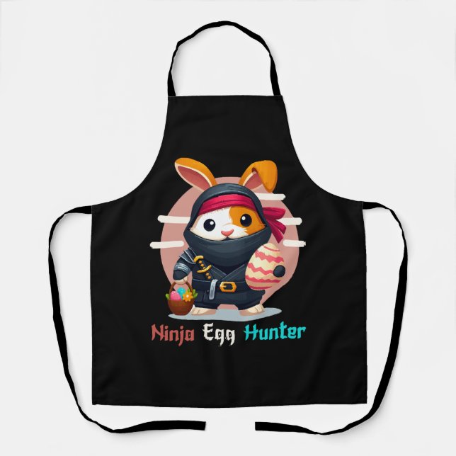 Delantal Ninja Egg Hunter (Anverso)