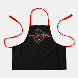 Delantal Ninja Silhouette