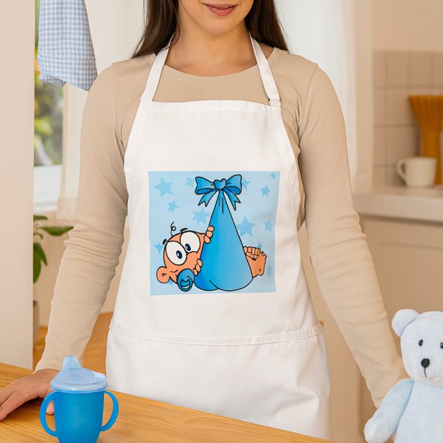 Delantal Niño Adorable con Pacificador en Sling (Subido por el creador)