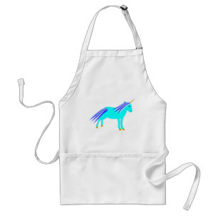 Delantal Niño azul lindo Unicorn