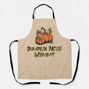 Delantal Niño del Parche de Calabaza Halloween Falso Arpill