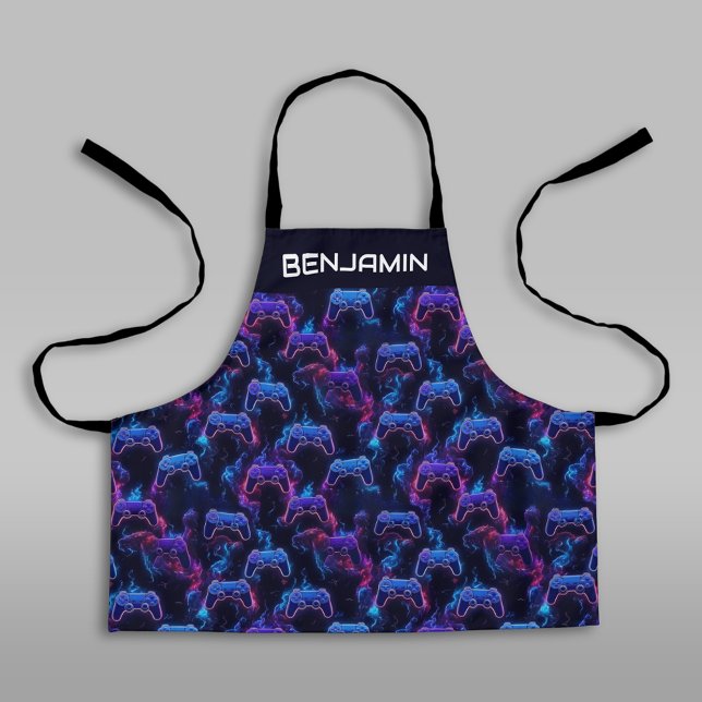 Delantal Niños Controladores de juegos personalizados (Subido por el creador)