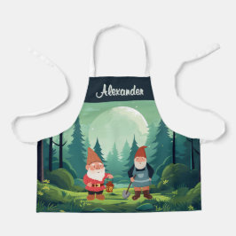 Delantal Niños del Jardín Goblin Magico Personalizado