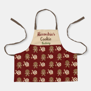 Delantal Niños divertidos bailando galletas de vacaciones e