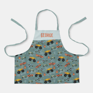 Delantal Niños Guay Blue Carreras Car Kids