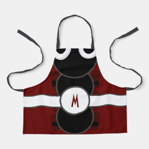 Delantal Niños Monogramados Black Ant Apron