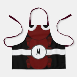 Delantal Niños Monogramados Red Ant Apron