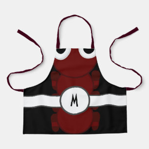 Delantal Niños Monogramados Red Ant Apron