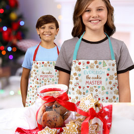 Delantal Niños Navidades Cookie Master Pattered Holiday abr