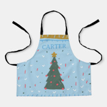 Niños Navidades personalizados Cocina Apron