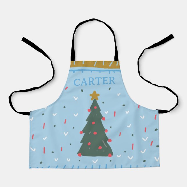 Delantal Niños Navidades personalizados Cocina Apron (Anverso)