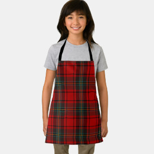 Delantal Niños Navidades Tartán Tartán del Holiday Baking R