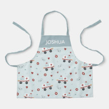 Niños Patrón de Ambulancia Paramédica Azul Cuta Ni