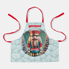 Delantal Niños Personalizados Navidades Nutcracker 3D