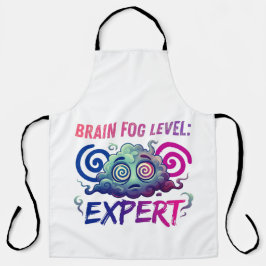 Delantal Nivel de Niebla Mental: Experta – Humor de Perimen
