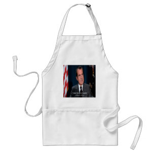 Delantal Nixon & No soy un ladrón cita