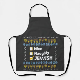 Delantal Niza Hanukkah Judío Suéter Feo