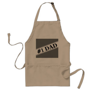 Delantal No 1 Papá BBQ Apron para adultos