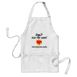 Delantal No beses al cocinero Grillmaster Amor Bistecs BBQ