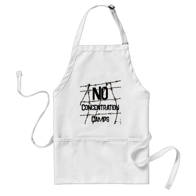 Delantal No Concentration Camps Apron (Frente)