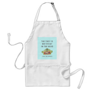 DELANTAL NO DERECHO del COCINERO 5E CON el FONDO