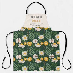 Delantal NO es mi problema más divertido regalo de jubilaci