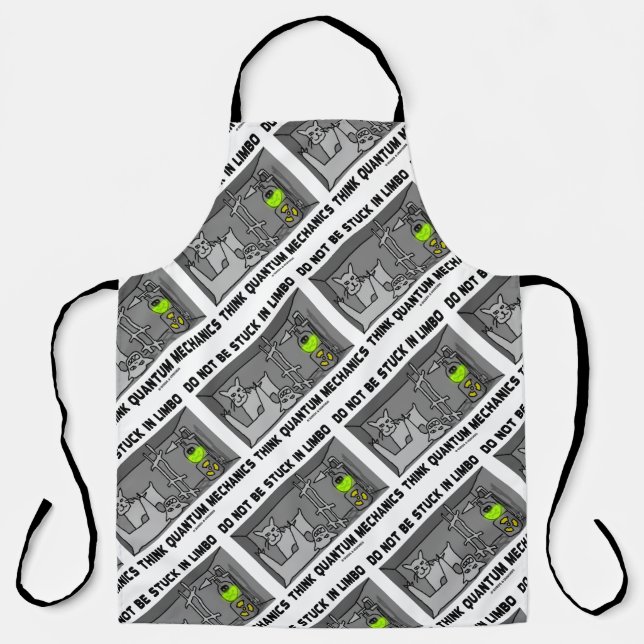 Delantal No Estar Atrapado En El Limbo Pensar Mecánica Quan (Anverso)