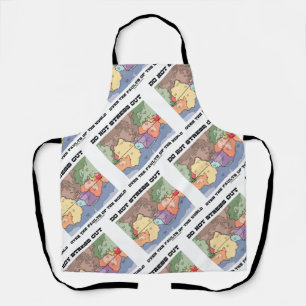 Delantal No Hay Estrés Sobre Las Falla Del Mundo