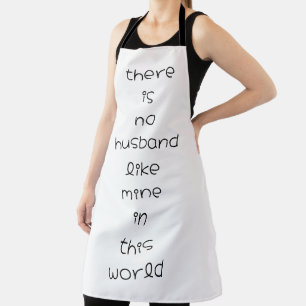 Delantal no hay marido como el mío en este mundo