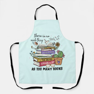 Delantal No hay nada como tantos libros