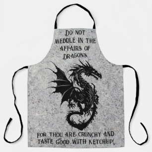 Delantal No Meddle Dragon