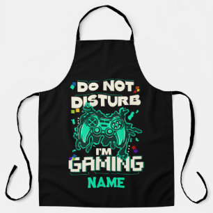 Delantal No molestes que estoy jugando, videojuegos geek mo