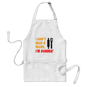 Delantal No necesitas una receta de mamá