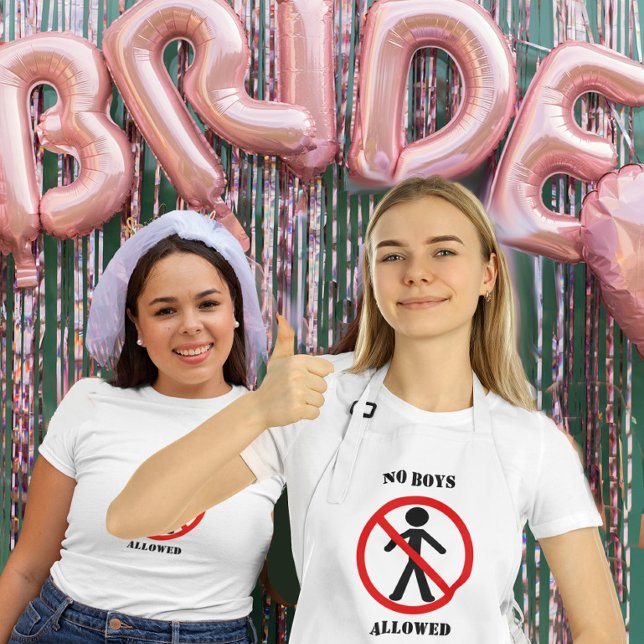 Delantal No se admiten chicos (Subido por el creador)