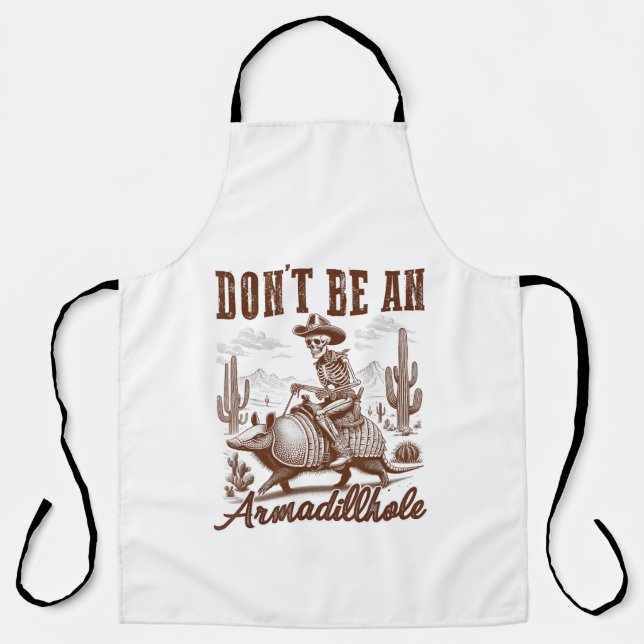 Delantal No seas un Armadillhole (Anverso)