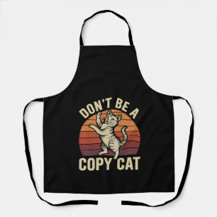 Delantal No seas un gato de copia