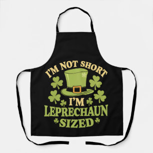 Delantal No Soy Bajo, Soy De Tamaño Leprechaun Día De San P