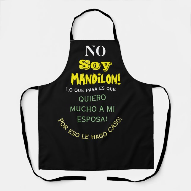 Delantal ¡No soy Mandilon! (Anverso)