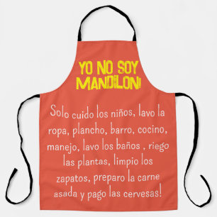 Delantal no soy mandilon meme apron