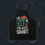 Delantal No soy un elfo, sólo Navidades divertidos y cortos<br><div class="desc">No soy un elfo,  sólo Navidades divertidos y cortos navidades</div>