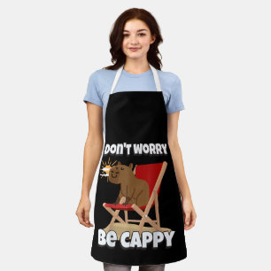 Delantal No te preocupes, sé Cappy, regalo de carpincho lin