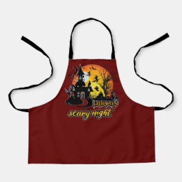 Delantal Noche de miedo de Halloween