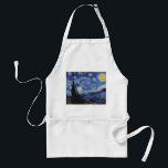 Delantal Noche estrellada: Saint Remy de Vincent Van Gogh<br><div class="desc">El año es 1889. Vincent Van Gogh es un paciente del asilo de Saint-Paul-de-Mausole en Saint-Rémy-de-Provence, Francia. Está sufriendo una enfermedad mental, y sus médicos le han aconsejado que se quede en casa y evite pintar. Pero Van Gogh no puede resistir el impulso de crear, y pasa sus días pintando...</div>
