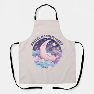 Delantal Noche Pastel Moonlit - Luna Crescent Dreamy