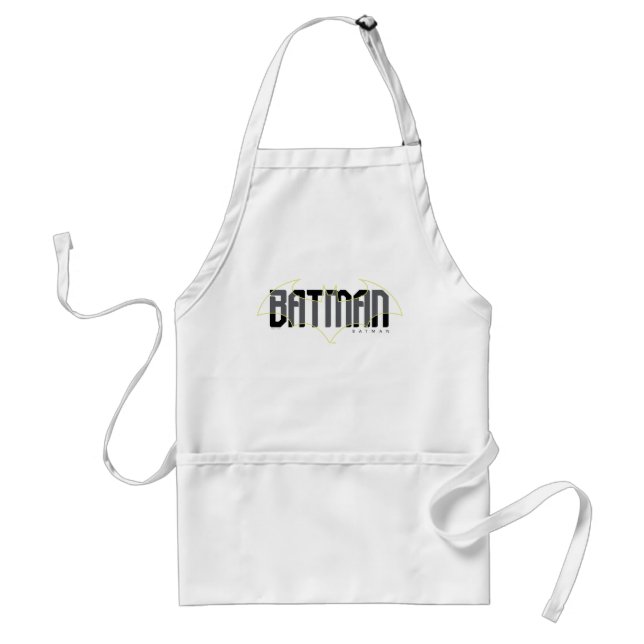 Delantal Nombre de Batman Hi-Tech Gráfico (Frente)